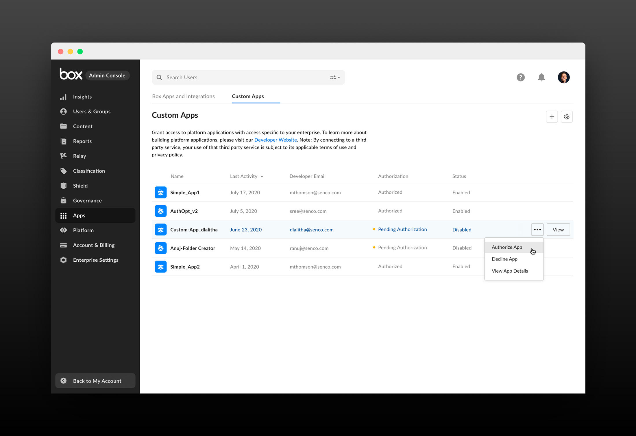A new way for Box Admins to manage custom apps Box Blog