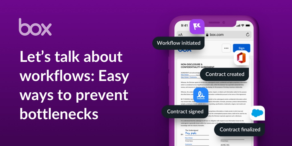 Let's talk about workflows: Easy ways to prevent bottlenecks | Box Blog