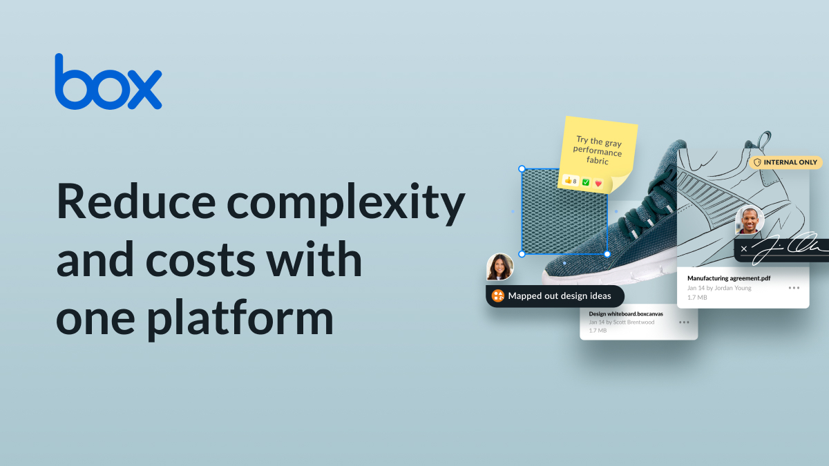 Reduce complexity and costs with one platform | Box