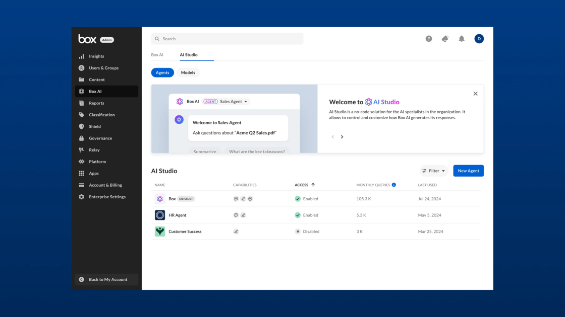 Box AI Studio API— create and manage AI agents | Box Blog